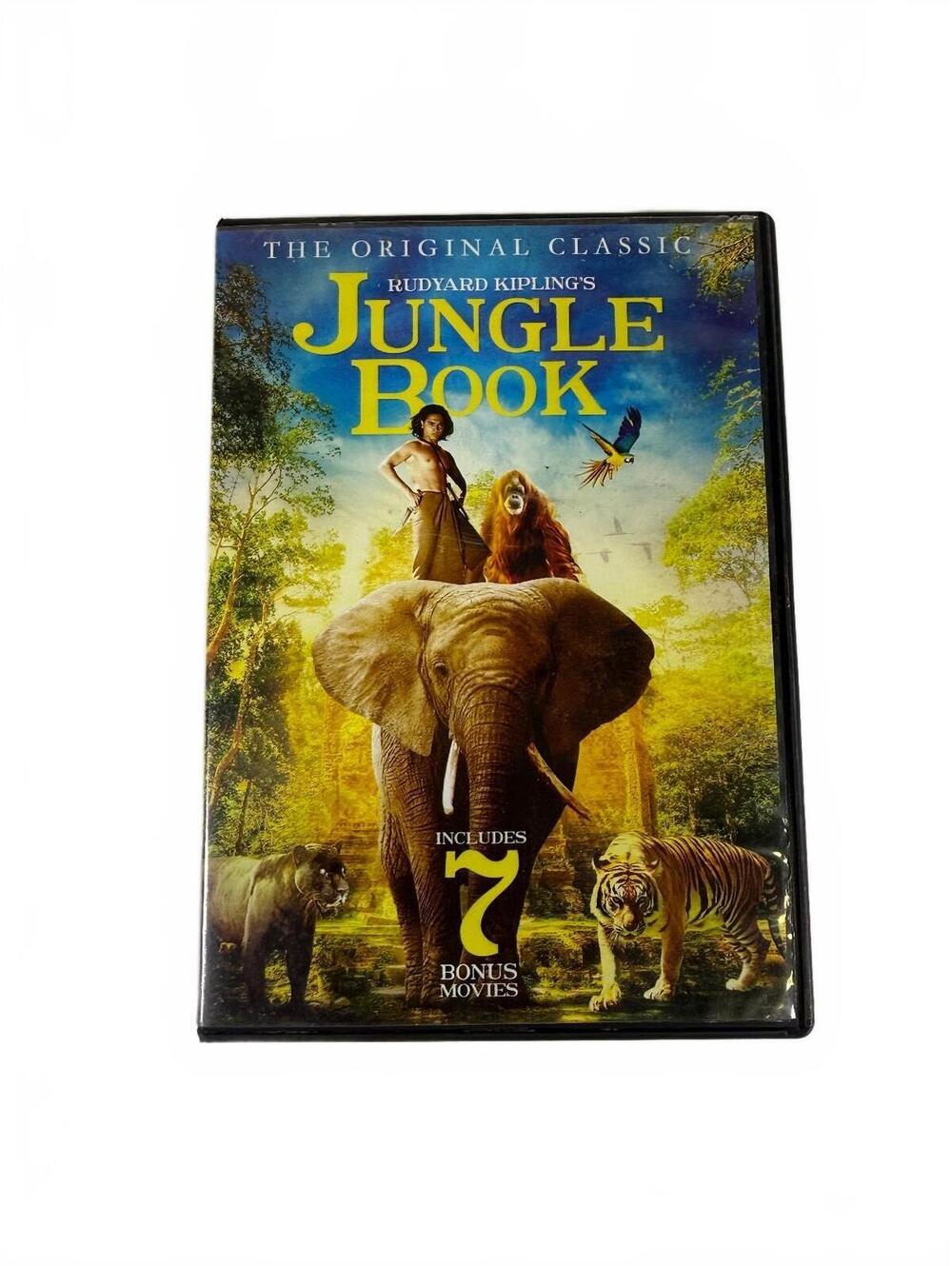 Rudyard Kiplings The Jungle Book DVD Set with 7 Bonus Movies - Vintage Family